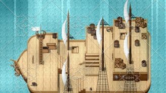 High Seas Ship Tileset for RPGs | GameDev Market
